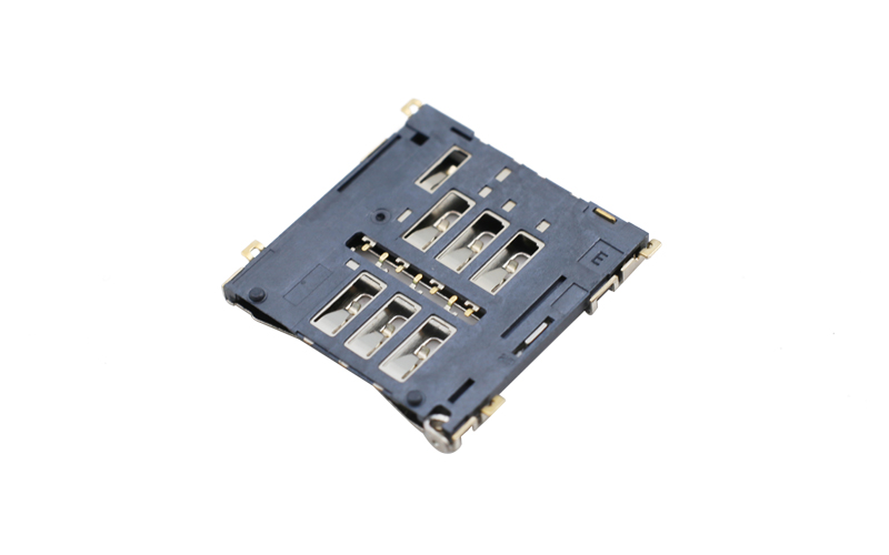 402013602-Micro SIM卡座 1.5H帶卡托 手機電腦接口 402013602-Micro SIM卡座 1.5H帶卡托 手機電腦接口